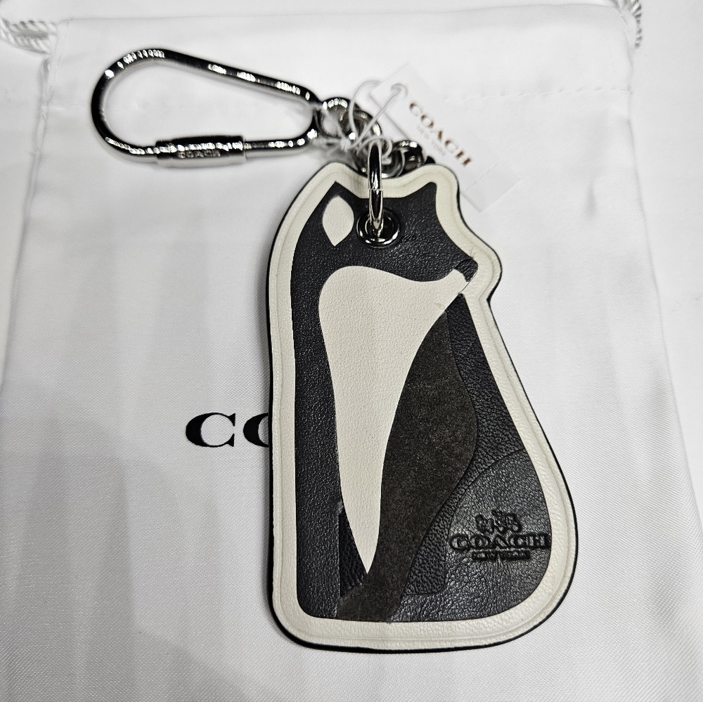 Coach Fox Novelty Leather Keychain Bagcharm